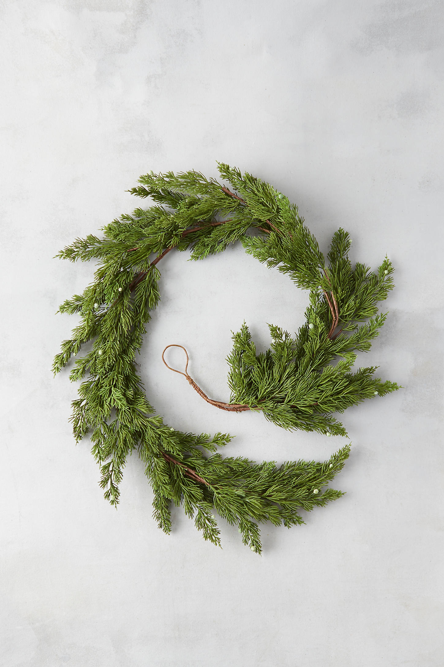 Faux Pine + Berry Garland - Image 0