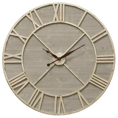 Oversized Gonzalo Driftwood 36" Wall Clock - Image 0