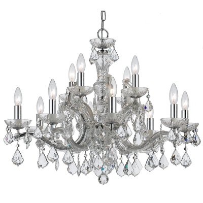 Catchings 12-Light Crystal Chandelier - Image 0