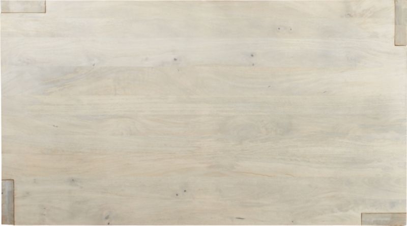Blox White Wash Dining Table 35"x63" - Image 4