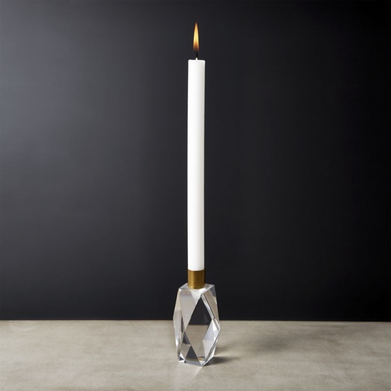 Cosette Crystal Taper Candle Holder Medium - Image 2
