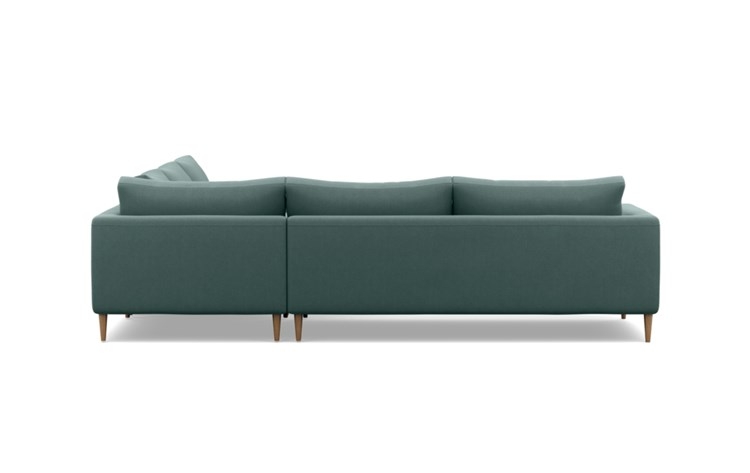 Asher Corner Sectional with Mist Fabric and Natural Oak legs - Image 3