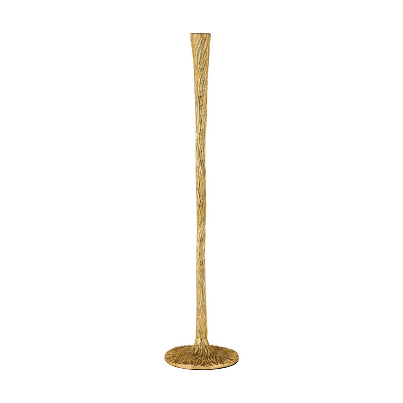 Large Striped Texture Candle Stick - Image 0