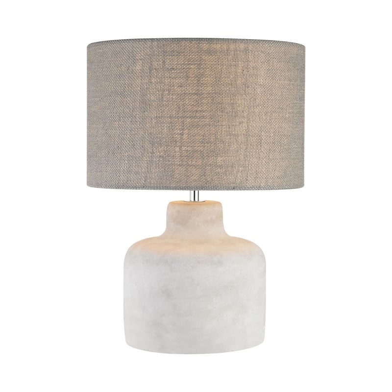 Rockport 1 Light Table Lamp In Polished Concrete - Image 0