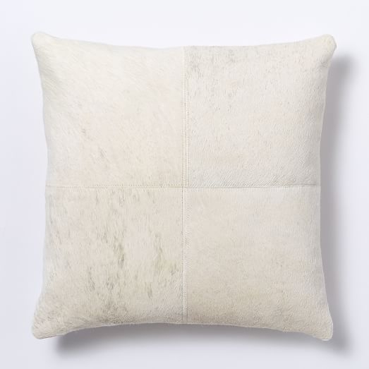Cowhide Solid Pillow Cover - 18"sq - No insert - Image 0