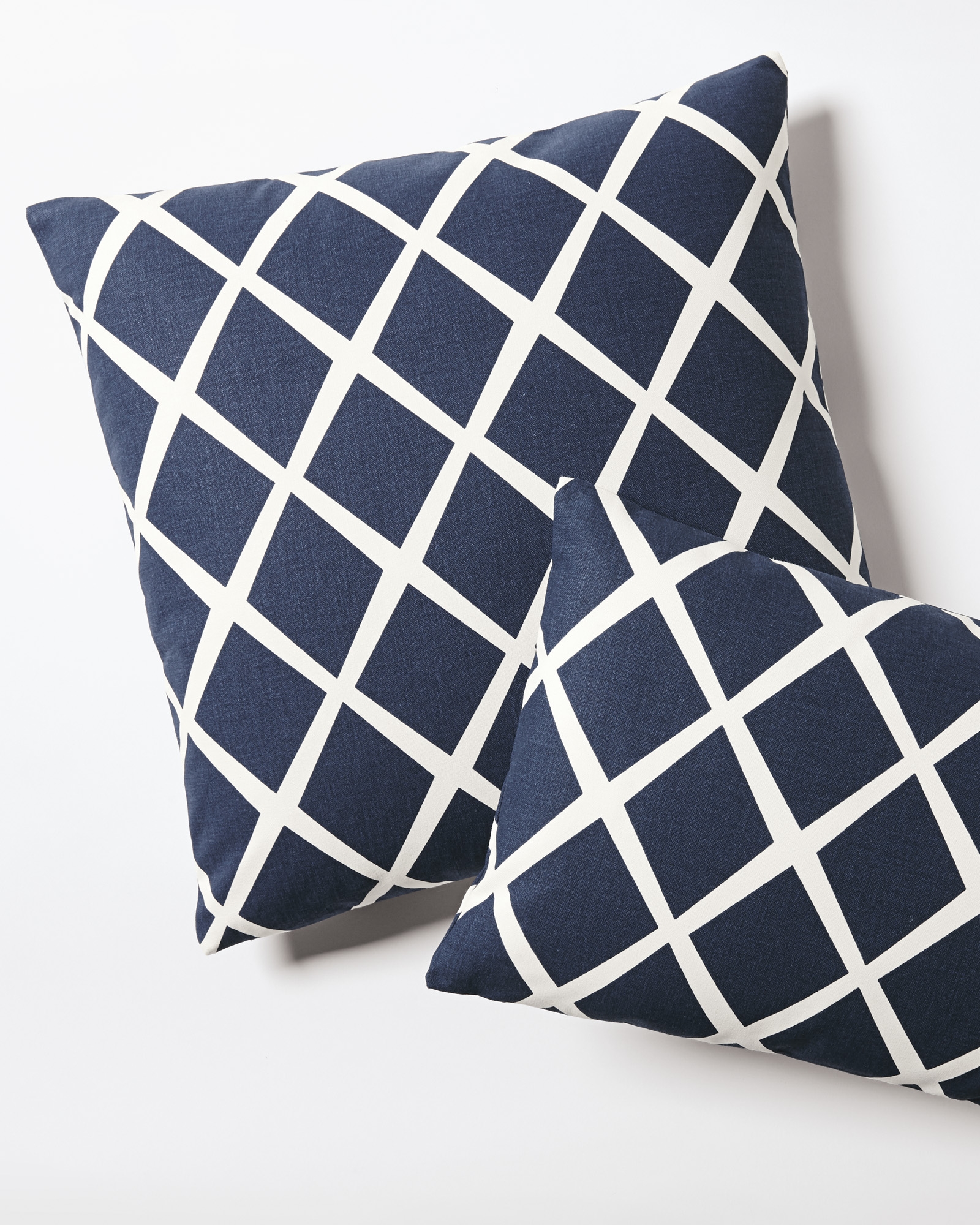 Diamond Pillow Cover - Navy - 20"x20" - Insert Sold Separately - Image 1