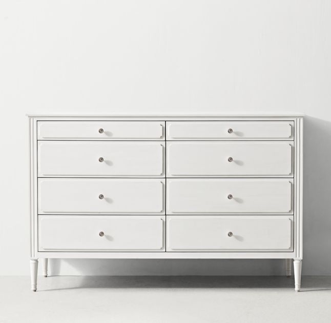 Maelin Wide Dresser-French White - Image 0