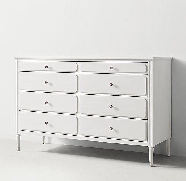 Maelin Wide Dresser-French White - Image 1