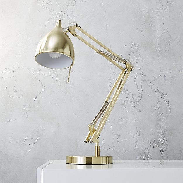 Carpenter brass table lamp - Image 1