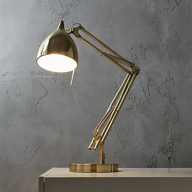 Carpenter brass table lamp - Image 2