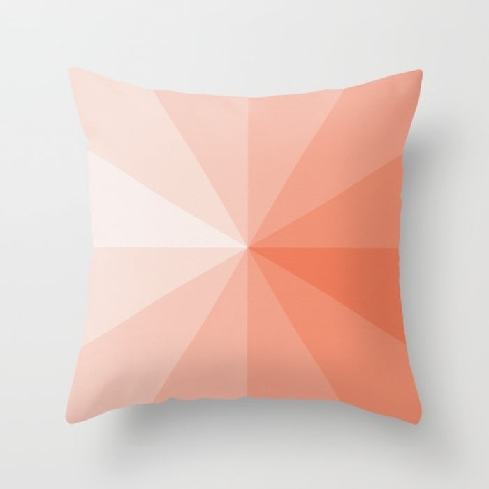 Coral Pillow Cover - 18" x 18" - With insert - Image 0