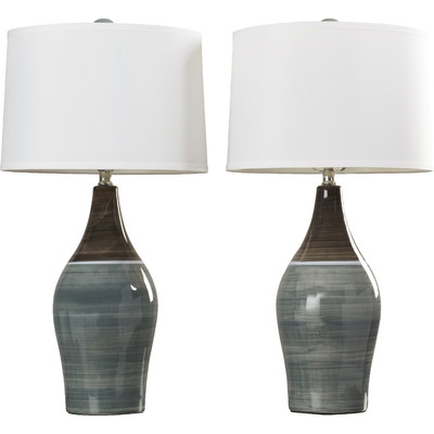 Carrillo 28" H Table Lamp with Drum Shade (Set of 2) - Image 0