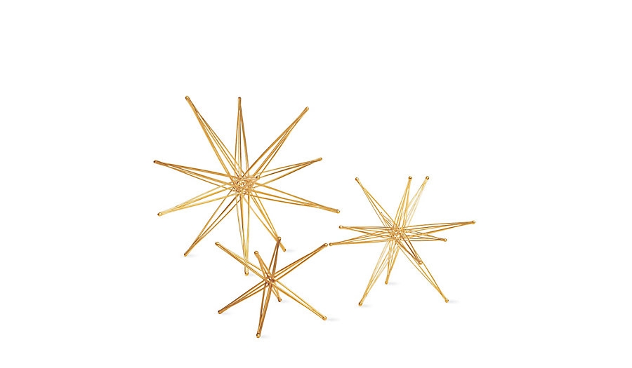 Foldable Star Sculptures 9" Six Axis star - Image 0