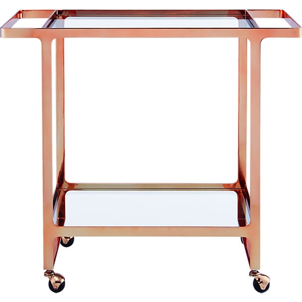 Dolce vita copper bar cart - Image 0