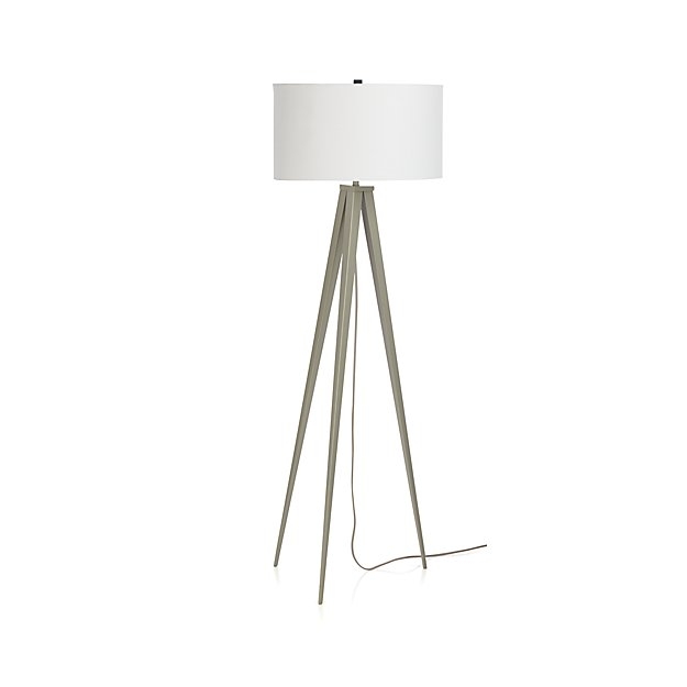 Theo Grey Floor Lamp - Image 0