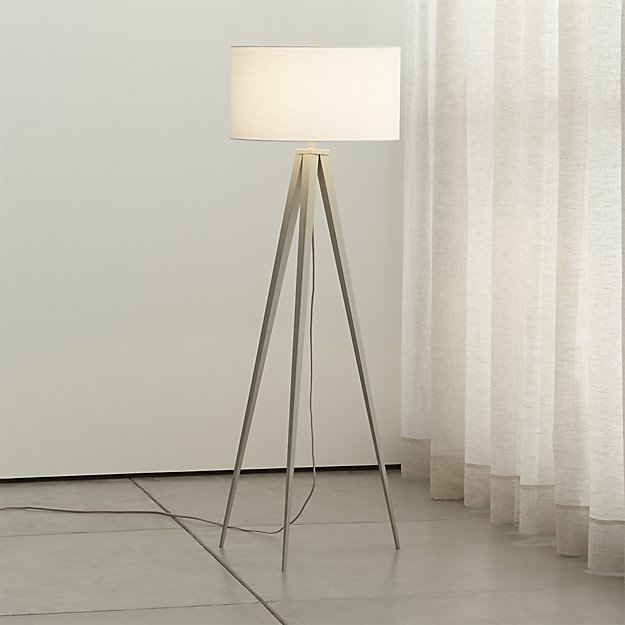 Theo Grey Floor Lamp - Image 2