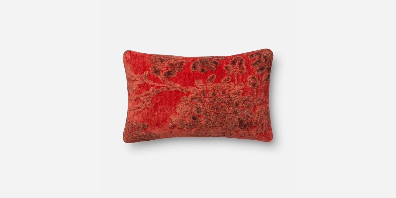 GPI13 - DR. G CORAL Pillow - 1'2" x 1'10" - Poly Insert - Image 0
