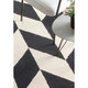 Loom 23 Hand Hooked Hudson Black and White Area Rug (5' x 8') - Image 2
