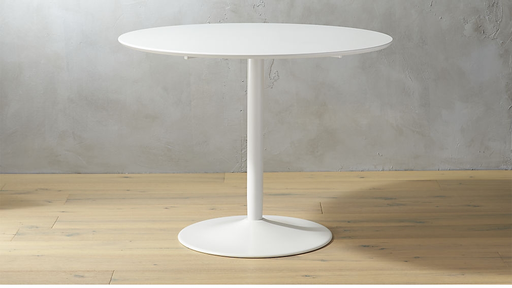 Odyssey white dining table - Image 1