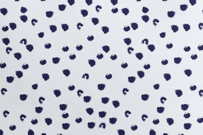 Organic dot pillow- 18" x 18"- Navy- • Alternative down insert - Image 1