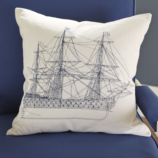 Barque Pillow Cover - 20" H x 20" W - Insert Sold Separately - Image 0