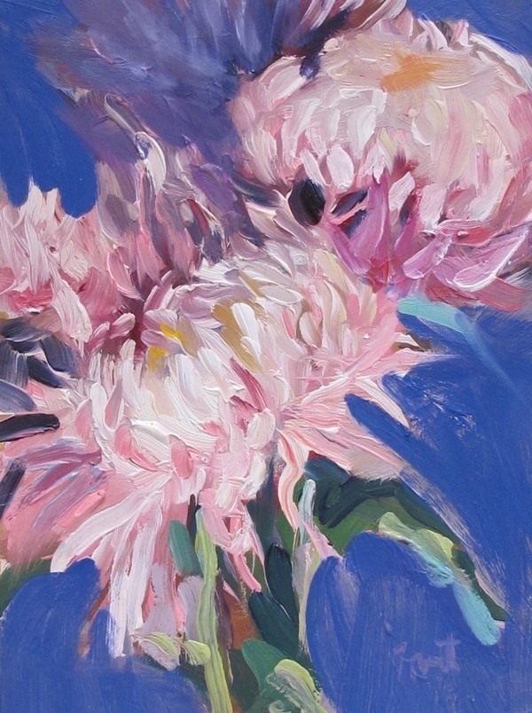 Chrysanthemum - 8x10" - white frame - Image 0