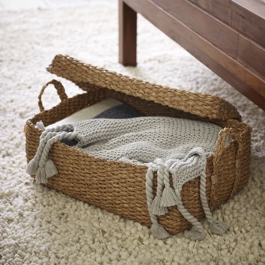 Braided Underbed Bin With Lid - Image 1