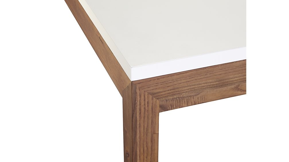 White Top/ Elm Base 48x28 Dining Table - Image 2