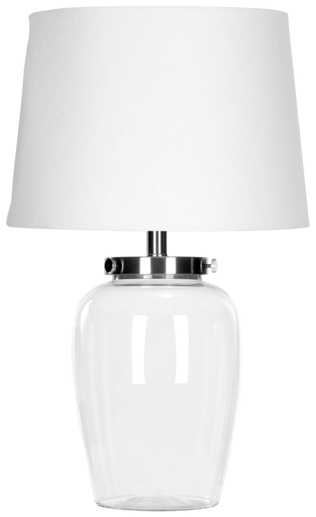Evan Fillable Glass 22.5-Inch H Table Lamp - Clear - Arlo Home - Image 0
