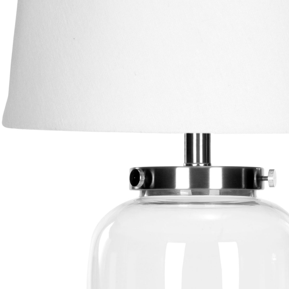 Evan Fillable Glass 22.5-Inch H Table Lamp - Clear - Arlo Home - Image 2