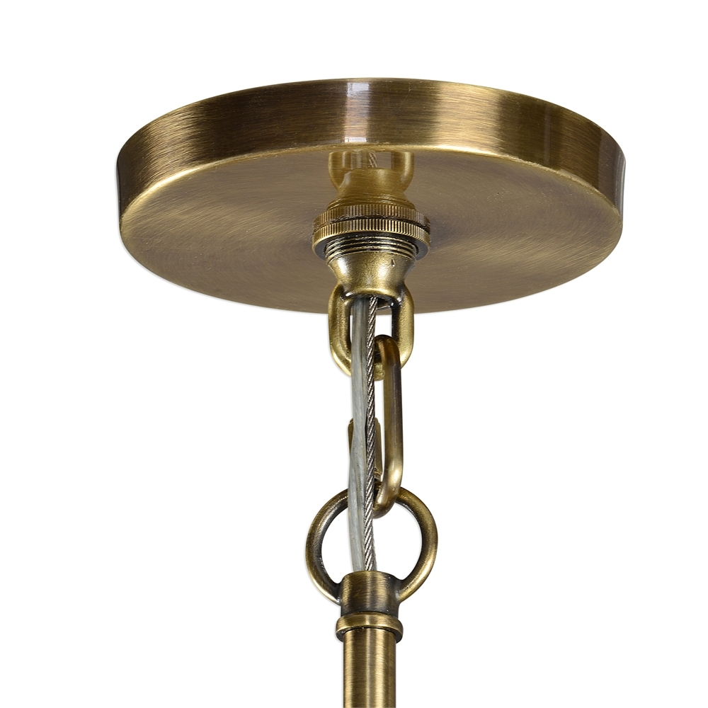 Marinot 12-Light Chandelier, Antique Brass - Image 3