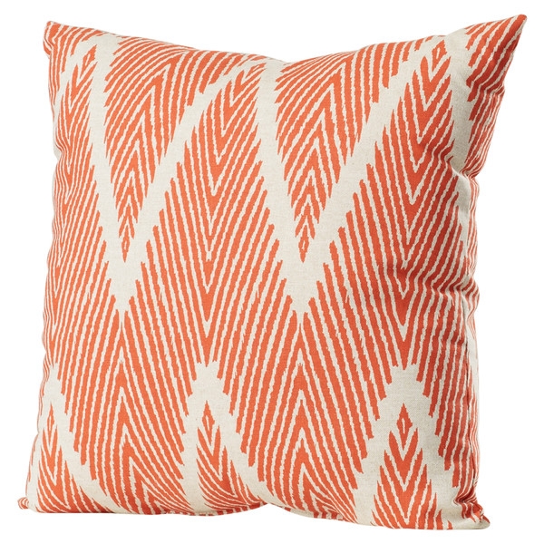 Cotton Throw Pillow - Mandarin - 16.5" x 16.5" - Polyester fill - Image 0