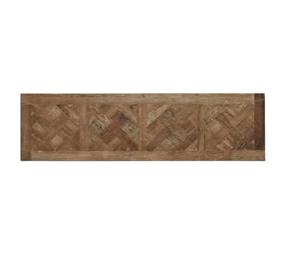 Parquet Reclaimed Wood Console Table - Image 1