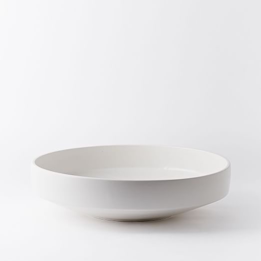 Pure White Ceramic Centerpiece Bowl - Image 0