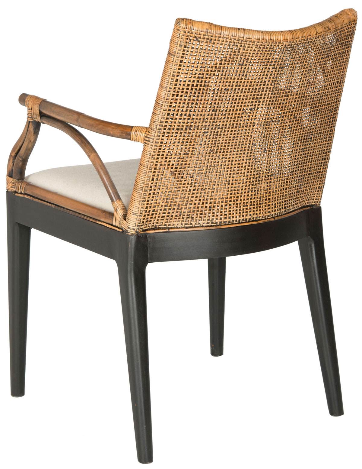 Gianni Arm Chair - Brown/White - Arlo Home - Image 2