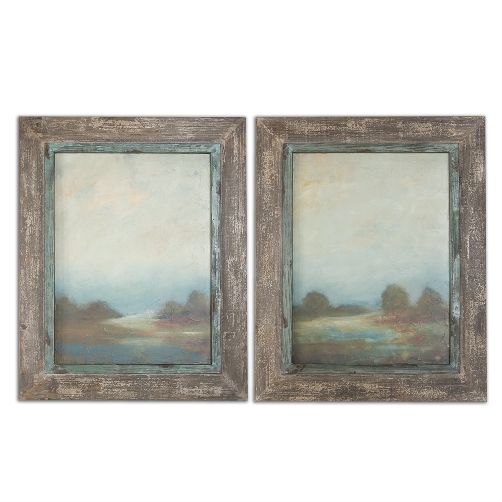 Morning Vistas, S/2 - 25 W X 31 H (in) - Framed - Without mat - Image 0