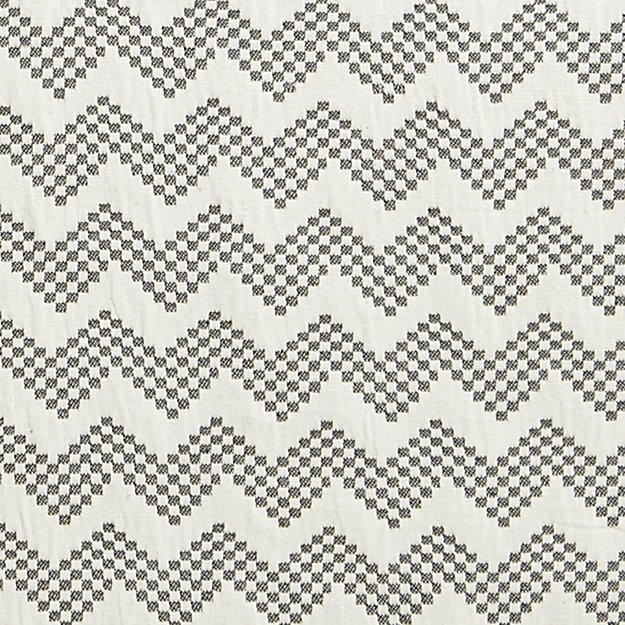 Reilly 50"x96" Grey Chevron Curtain Panel - Image 3