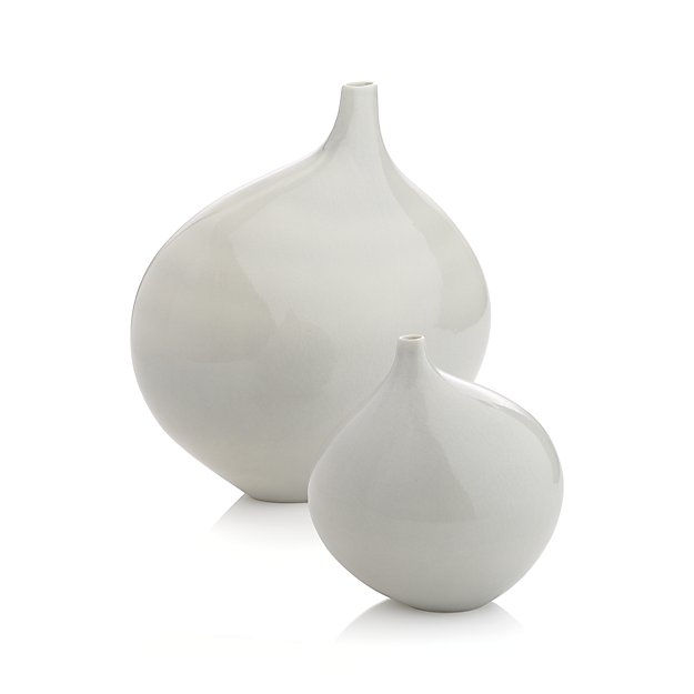 Dove Grey Large Vase - Image 1