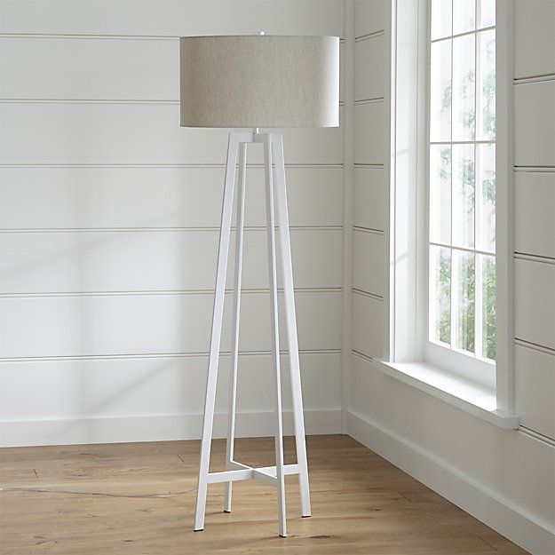 Castillo White Floor Lamp - Image 1