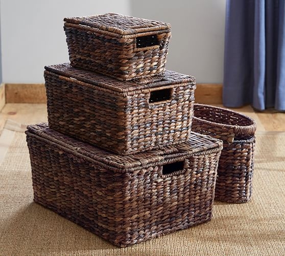 Havana Lidded Basket, Small - Image 2