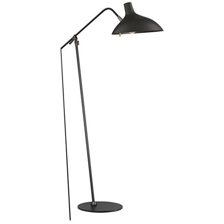 Quoizel Westway Black Patina Adjustable Task Floor Lamp - Image 0