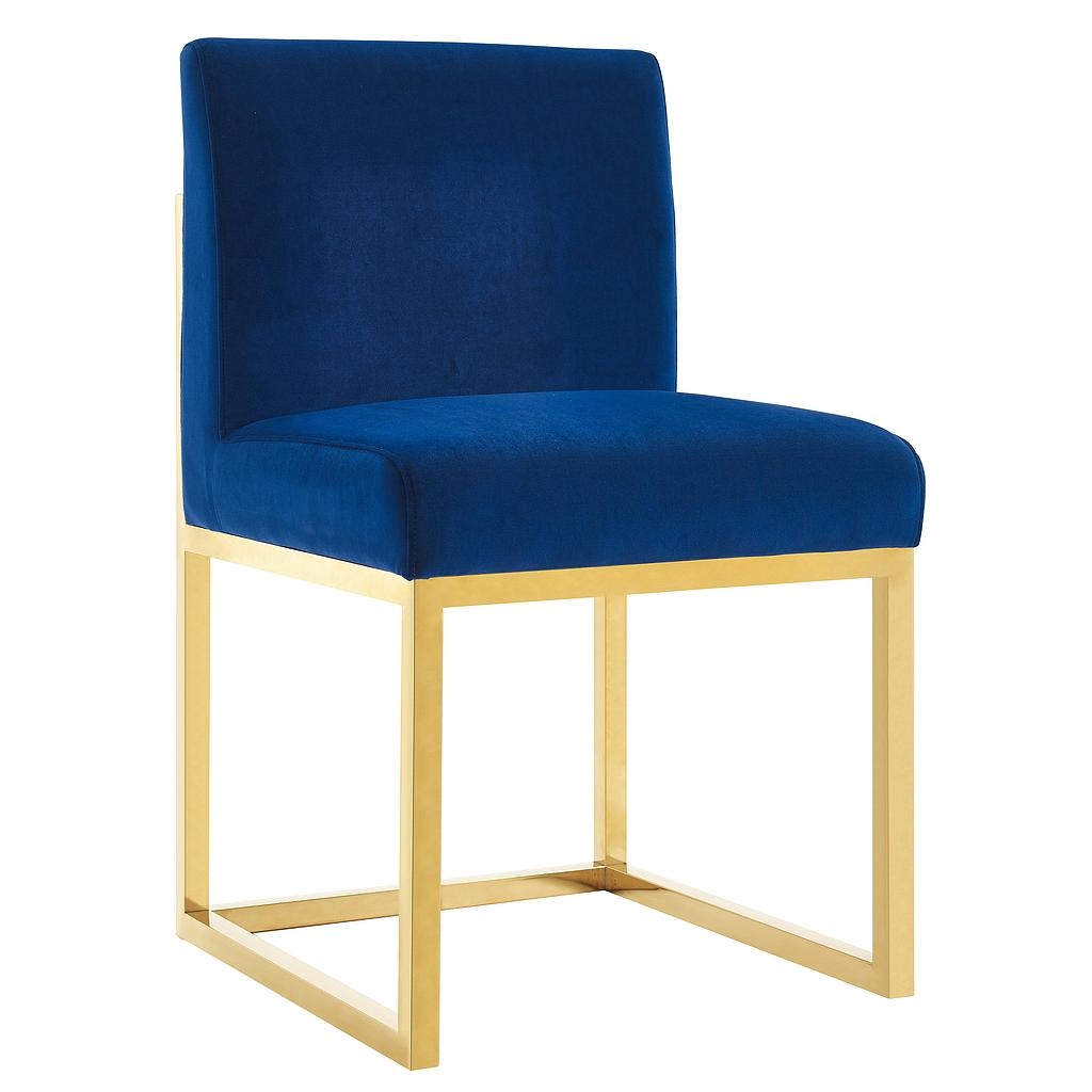 Henderson Navy Velvet Chair - Image 0
