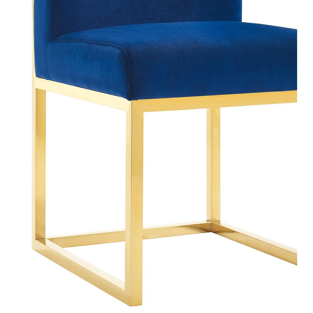 Henderson Navy Velvet Chair - Image 1