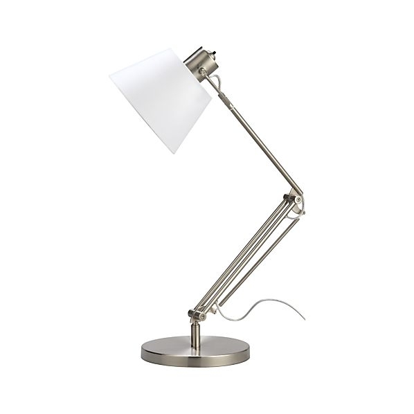 Slim Desk Lamp with White Shade - Image 0