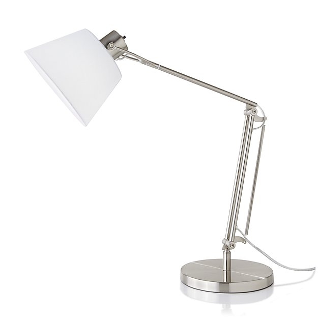 Slim Desk Lamp with White Shade - Image 3