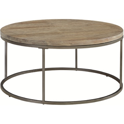 Alana Round Coffee Table - Acacia Wood - Image 0