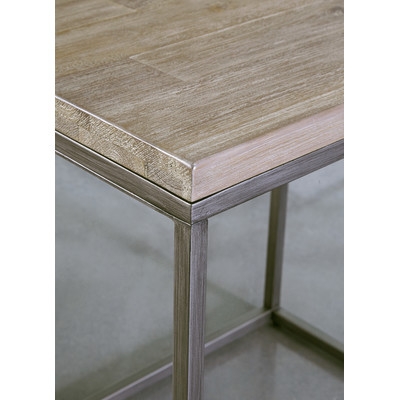 Alana Round Coffee Table - Acacia Wood - Image 1