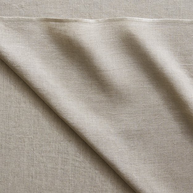 Natural linen curtain panel 48" x 108" - Image 3