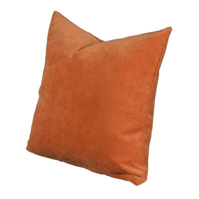 Padma Throw Pillow-20" x 20"-Orange -Polyester/Polyfill Insert - Image 0