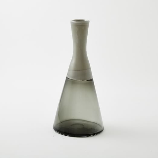 Vitreluxe Glass Vases - Tapered - Gray - Image 0
